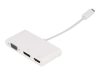 Visiontek USB-C to DisplayPort, HDMI and VGA Hub (M/F/F/F)