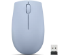 Lenovo 300 Wireless Compact Mouse (Frost Blue) with battery