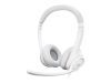 Logitech H390 USB Stereo Headset with Noise-Canceling Mic – Off-White