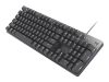 Logitech K845 Mechanical Illuminated Corded Aluminum Keyboard TTC Switches – Brown (Tactile) – keyboard