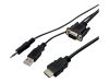 VisionTek VGA to HDMI 1.5M Active Cable (M/M) – video converter