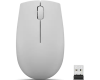 Lenovo 300 Wireless Compact Mouse (Arctic Grey) with battery
