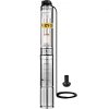 164ft 0.5hp Deep Well Pump Submersible 25.5GPM Underwater 304 Stainless Steel