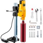 VEVOR 8 Inch/205MM Diamond Core Drilling Machine 3980W Diamond Core Drill Rig with Stand and Drill Bits,Wet Dry Core Drill Rig for Diamond Concrete Drilling Boring (Drill Bit Diameter: 4.25″/108MM)