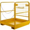VEVOR Forklift Man Basket 36″x36″ for 1 or 2 People, Forklift Safety Cage 1102 Lbs, Foldable for Changing Lights, Painting, Roof Repair, Tree Service