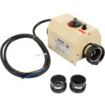 VEVOR Water Heater fit for Thermostat 3KW 220V Electric Water Heater fit for Thermostat for Max 528 Mini Gallon Swimming Pool and SPA Swimming Pool fit for Thermostat Automated 48mm Interface