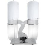 VEVOR 3HP Dust Collector with 2800 CFM Air Flow Bag Dust Collector 110V Portable Dust Collector 5 Micron Bag Filtration