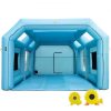 VEVOR Portable Inflatable Paint Booth, 26x15x10ft Inflatable Spray Booth, Car Paint Tent w/Air Filter System & 2 Blowers, Upgraded Blow Up Spray Booth Tent, Auto Paint Workstation, Car Parking Garage