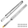VEVOR Heavy Duty Drawer Slides 2PCS Drawer Slides 36″ Locking Drawer Slides 250LBS Capacity Heavy Duty Slides Three Section Full Extension Drawer Slide Cold-Rolled Steel Industrial Drawer Slides