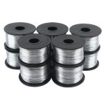 VEVOR Rebar Tie Wire Coil 10 Rolls, 1/32″ 0.8mm Rebar Wire Tie Tool, 360FT Rebar Tie Gun Wire, Rebar Wire for Automatic Rebar Tie Wire Twister