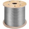 316 Stainless Steel Wire Rope Cable, 3/16″, 1×19, 1000 ft reel