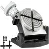 VEVOR Rotary Table 4inch/100mm Horizontal Vertical Rotary Table 4-Slot Rotary Table for Milling Machine MT-2 Rotary Table for Milling 360 Degrees Precision Rotary Table