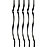 VEVOR Deck Balusters, 61 Pack Metal Deck Spindles, 29.5″x1″ Staircase Baluster with Screws, Aluminum Alloy Deck Railing for Wood and Composite Deck, Stylish Baluster for Outdoor Stair Deck Porch