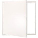 VEVOR Access Panel for Drywall & Ceiling, 24 x 24 Inch Plumbing Access Panels, Reinforced Access Door, Heavy-Duty Steel Wall Hole Cover, Easy Install Removable Hinged Panel for Wiring & Cables, Silver