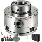 VEVOR Lathe Chuck 4-inch Woodturning Chuck 4 Jaws 1inch x 8TPI Thread Lathe Chucks Set Nova Lathe Chuck Wood Lathe Bowl Chuck with Set of Quality Accessories Bevel Gear and A Case for Woodworking