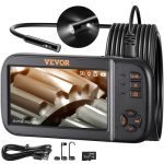 VEVOR Endoscope Camera Borescope Inspection Camera Triple Lens 4.5″ IPS