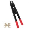 VEVOR PEX Crimping Tool Kit Dual Head for 1/2″ and 3/4″ PEX Copper Crimp Rings