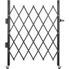 VEVOR Single Folding Security Gate, 48″ H x 37″ W Folding Door Gate, Steel Accordion Security Gate, Flexible Expanding Security Gate, 360° Rolling Barricade Gate, Scissor Gate or Door with Padlock