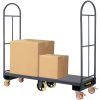 VEVOR 60Lx60H U-Boat Steel Cart 2000lbs Capacity U-Boat Cart Steel with Removable Handles U-Boat Platform Truck Dolly