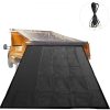 VEVOR Dump Truck Mesh Tarp 7’X16′, Black Mesh Tarp with Grommets, Heavy Duty Mesh Tarp with 6” Pocket Opening Shade Mesh Tarp, PVC Coated Trailer Tarp, for Truck Bed Cover