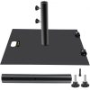 VEVOR Umbrella Base, 24″ Square Umbrella Base, 39lbs Umbrella’s Holder Stand, Cast Iron Umbrella Base for 1.5-1.875″ Umbrella Pole Market Umbrella Base with 14″ Height Pipe for Yard/Garden/Deck