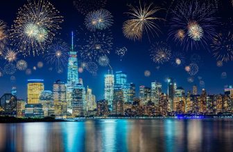 New Year's Holiday in the USA Welcoming the New Year
