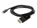 VisionTek USB-C to DisplayPort 1.4 Bi-Directional 2M Active Cable (M/M)