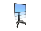 Ergotron Neo-Flex Mobile MediaCenter VHD – cart – Patented Constant Force Technology – for LCD display – capacity 22.7-40.8 kg – black
