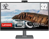 Lenovo 31.5 inch UHD USB Type C Monitor with Webcam – L32p-30