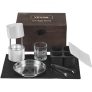VEVOR Ice Ball Press Kit, Aircraft Al Alloy Ice Press with Ice Block Mold, Large Mat, Tong, Drip Tray, One Glass, Round Ice Ball Maker 2.4″/60 mm Ice Sphere, for Whiskey, Cocktail on Party & Holiday