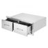 VEVOR Pull Out Trash Drawer 17.7×22.8 Inch Raised Style Trash Bin with Pull-Out Tray Stainless Steel Trash Drawer with Handle for Outdoor Kitchen BBQ Island