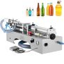VEVOR Horizontal Full Pneumatic Liquid Filling Machine, 100-1000ml Semi-auto Pneumatic Liquid Filling, Single Head Liquid Filling Machine, for Various Liquids