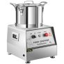 VEVOR 110V Commercial Food Processor 7L Capacity 750W Electric Food Cutter Mixer 1400RPM Stainless Steel Processor Perfect for Vegetables Fruits Grains Peanut Ginger Garlic
