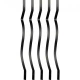 VEVOR Deck Balusters, 61 Pack Metal Deck Spindles, 29.5″x1″ Staircase Baluster with Screws, Aluminum Alloy Deck Railing for Wood and Composite Deck, Stylish Baluster for Outdoor Stair Deck Porch