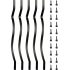 VEVOR 1 Pack of 3-Channel Rubber Cable Protector Ramps Heavy Duty 44000Lbs Load Capacity Cable Wire Cord Cover Ramp Speed Bump Driveway Hose Cable Ramp Protective Cover