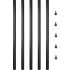 VEVOR Cable Rail Post Level Deck Stair Post 36 x 1.5 x 1.5″ Cable Handrail Post Stainless Steel Brushed Finishing Deck Railing DIY Picket Without Hole Stair Railing Kit with Mount Bracket Black