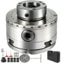 VEVOR Lathe Chuck 4-inch Woodturning Chuck 4 Jaws 1inch x 8TPI Thread Lathe Chucks Set Nova Lathe Chuck Wood Lathe Bowl Chuck with Set of Quality Accessories Bevel Gear and A Case for Woodworking