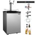 VEVOR Steam Table Warmer, 27 Qt Commercial Food Warmer, Full Size Countertop Food Warmer, Stainless Steel Electric Steam Table, 1000W Buffet Food Warmer with Lid for Catering and Restaurant