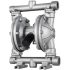 VEVOR Air-Operated Double Diaphragm Pump 1 inch Inlet/Outlet 30GPM Polypropylene Max 120PSI for Chemical and Industrial Use