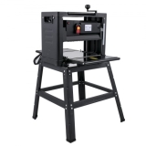 VEVOR Thickness Planer 12.5 inch Wood Planer Foldable 1500W Thickness Planer Woodworking 315″/min Feed Rate Double Cutter Benchtop Thickness Planer with Dust Exhaust Interface Stand for Woodworking