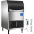 VEVOR Manual Sausage Stuffer Maker 3L Capacity Two Speed Vertical Meat Filler Stainless Steel with 5 Stuffing Nozzles, Commercial and Home Use