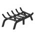 VEVOR Fireplace Log Grate, 27 inch Heavy Duty Fireplace Grate with 6 Support Legs, 3/4’’ Solid Powder-coated Steel Bars, Log Firewood Burning Rack Holder for Indoor and Outdoor Fireplace